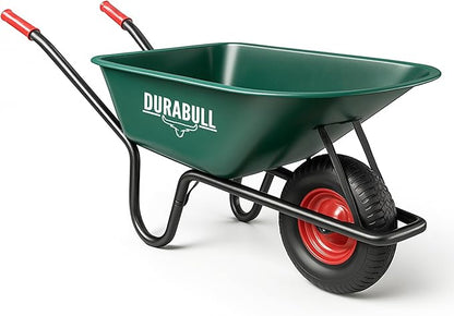 Heavy Duty Garden Wheelbarrow – Durable Outdoor Cart for Yard, Soil & Landscaping