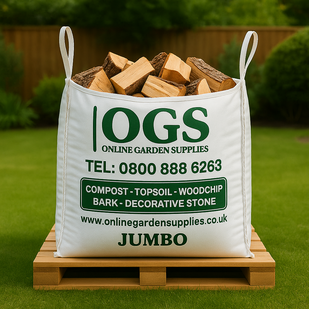Hardwood Logs | Firewood | Oak & Ash Hardwood Bulk Bag | Bulk Bag ...